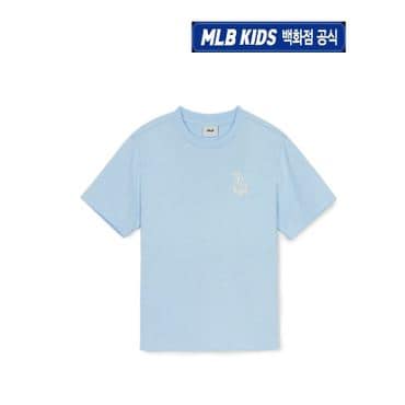 MLB키즈 (백화점공식)25SS 베이직 스몰로고 티셔츠  7ATSB0453-07SBL