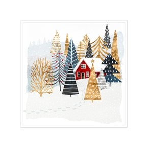 그림액자 Christmas Chalet I / 빅토리아 보르헤스