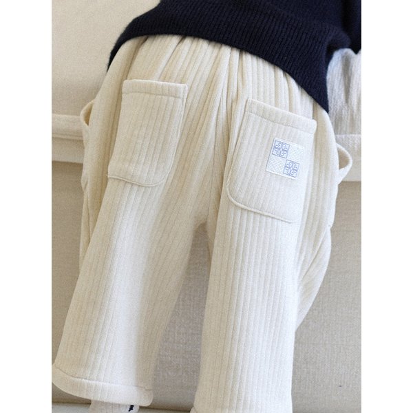 [KIDS]벨로아 팬츠 크림