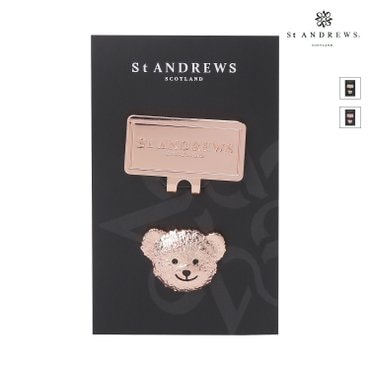 세인트앤드류스 [30%가격인하] 핑크 공용 로고 테디베어 볼마커 831D1ACA04_PK
