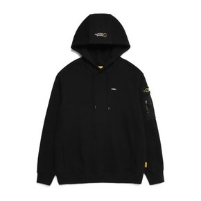 루코스 스몰 로고 소매포켓 후디 N223UHD020 CARBON BLACK