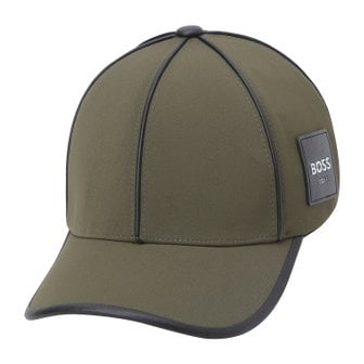 BOSS GOLF 보스골프 레더 포인트 볼캡 MAN OLIVE