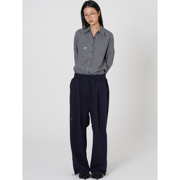 Comfy 2way Overfit sweat pants - Navy