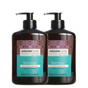 ARGANICARE 아르간 오일&시어버터 건조손상모발용 샴푸 400ml*2