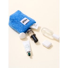 POODLE STANDY POUCH_BLUE