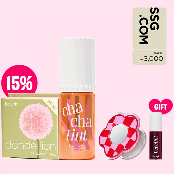 [단독/15%OFF](3천원) 틴트 앤 미니 블러쉬 듀오 (+틴트 디럭스&그립톡)