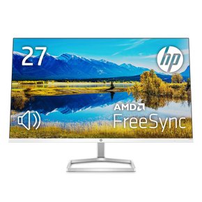 HP M27fwa HD IPS 모니터 27인치 스피커 내장 풀 슬림형 비광택 패널 슬림 베젤 블루 라이트 컷