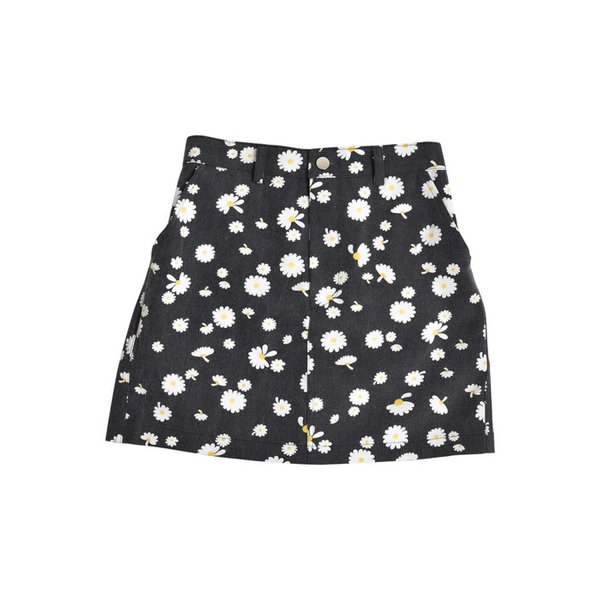 FREAKISH DAISY MINISKIRT (BLACK)