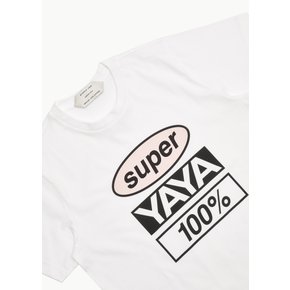 슈퍼야야 26SS Syy Classic T-Shirt, White