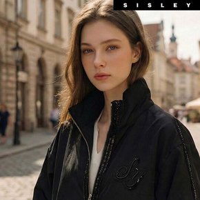 [아쇼라]26SS 시슬리 시그니처 비딩 브라이튼 윈드 자켓