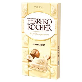  Ferrero 페레로로쉐 헤이즐넛 화이트 판 초콜릿 90g