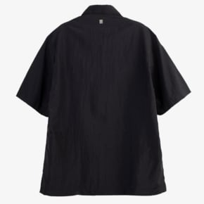 라이트 웨이트 나일론 반팔 셔츠 자켓 (블랙) EFI60S0M3