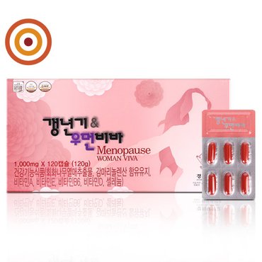  경희 갱년기엔우먼비바 1000mg*120캡슐 /여성영양제/감마리놀렌산