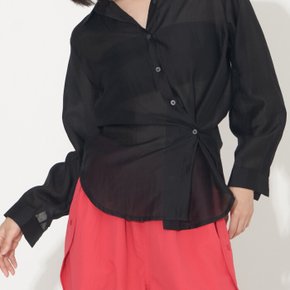 CMNMSTUDIO / Two way silk shirts (2 Color)