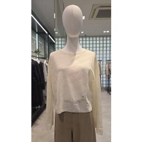 [부산점] [쥬크] 사선 패턴 시스루 루즈핏 니트 (V262KSK940)