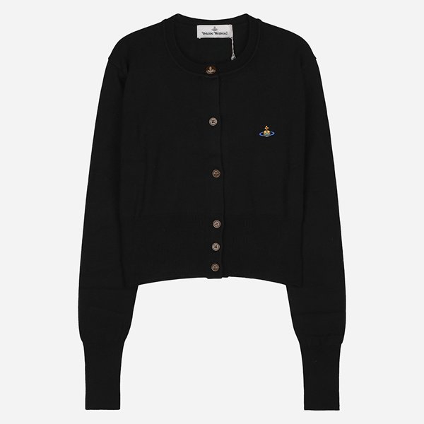[시흥점] [비비안 웨스트우드]5F 1803002U Y001V N401 베아 크롭 가디건 블랙