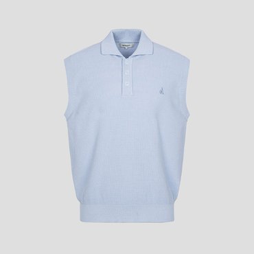 빈폴 칼라넥 베스트  스카이 블루 (BC4151C06Q)