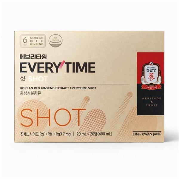 [웰빙창고] 정관장 에브리타임 샷 20ml 20병(쇼핑백동봉) (S44141173)