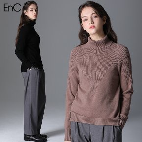 [EnC] 꽈배기 목폴라 풀오버 (택가격 69000원)