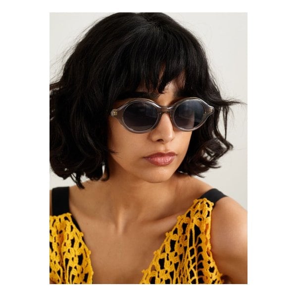 라운드 프레임 아세테이트 선글라스 그린 46376663162887327