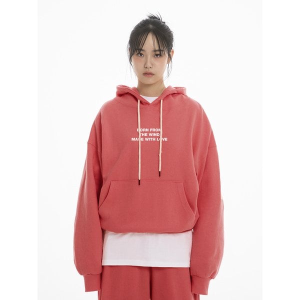 MWL OVER FIT HOODIE - RED