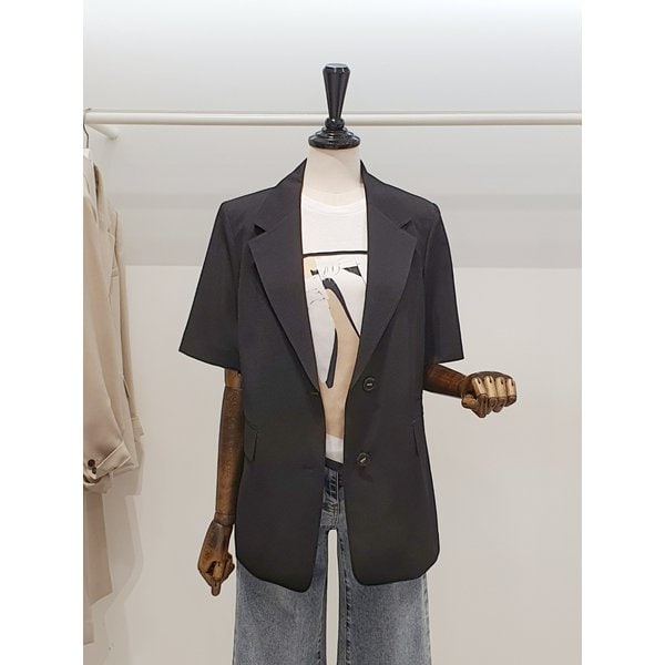 [파주점] 쥬크 주크 테일러드 반팔 하프 자켓 V262MSF937