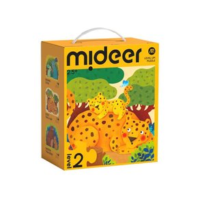 퍼즐 어린이 유아 레벨업 단계별 보관가방 그림 퍼즐 선물세트 LEVEL 2_동물가족