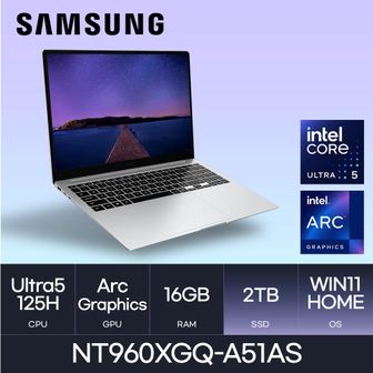 삼성 전자 갤럭시북4 프로 NT960XGQ-A51AS(WIN11HOME/SSD2TB/RAM16GB)