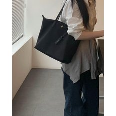 헤지스 [선물추천][SAVER] 블랙 나일론 퍼피로고 탑지   HIBA5EE88BK