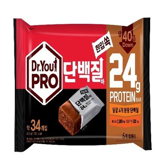  오리온 닥터유 프로 단백질바 한입쏙(약34개입, 총420g)