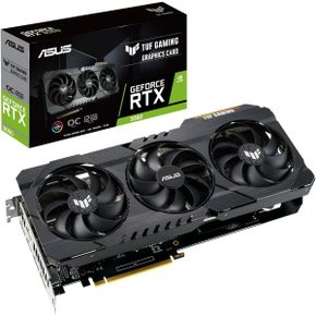 일본 아수스 그래픽카드 ASUS TUF Gaming GeForce RTX 3060 V2OC 에디션 12GB GDDR6 버프업 디자