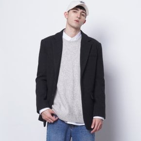 M35 wool single over jacket black