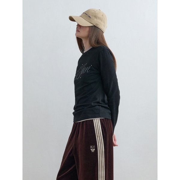 Logo Studded Tee Black