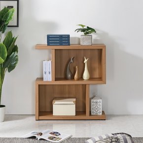 [숨결]스마티 2단 수납장 장식장 책장 진열장 80cm