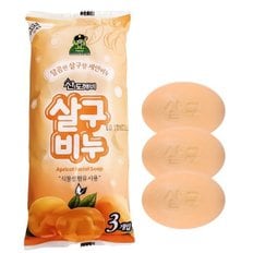 1봉 3개입 산도깨비 살구비누 80g x3P 세안비누 세수비누 세면도구 ...