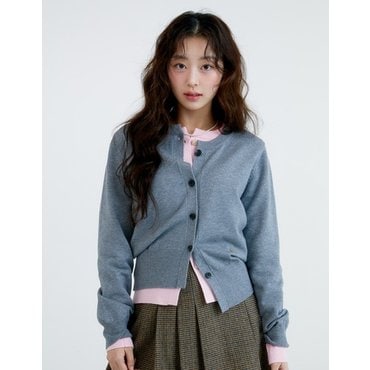 로엠 라운드넥 가디건_RMCKF23R99