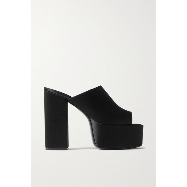 사샤 새틴 플랫폼 펌프스 블랙 1647597288971582