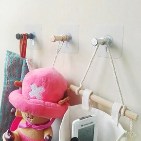 쉬머 알류미늄 부착식 싱글 후크