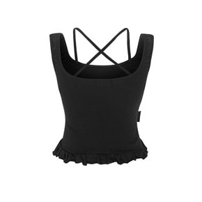 ROSY SLEEVELESS-BLACK