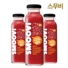 스무비 애플 구아바 스트로베리 블랙커런트 블루베리 smoovi 250mlX12(Glass)