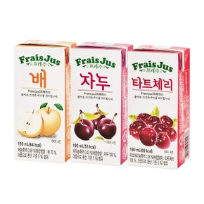 일화 프레주 드링크 190ml 배 24팩+자두 24팩+타트체리 24팩