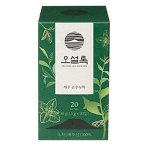 아모레퍼시픽 오설록 제주 순수녹차, 1.5g, 60개, 60개