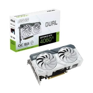 ASUS DUAL 지포스 RTX 4060 Ti O8G OC D6 8GB White