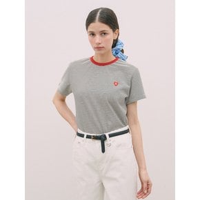 로브 패치 립 티셔츠_(2color)