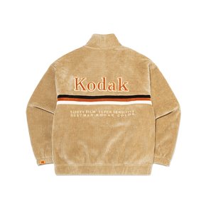 코다컬러 로고 코듀로이 집업 자켓 BEIGE