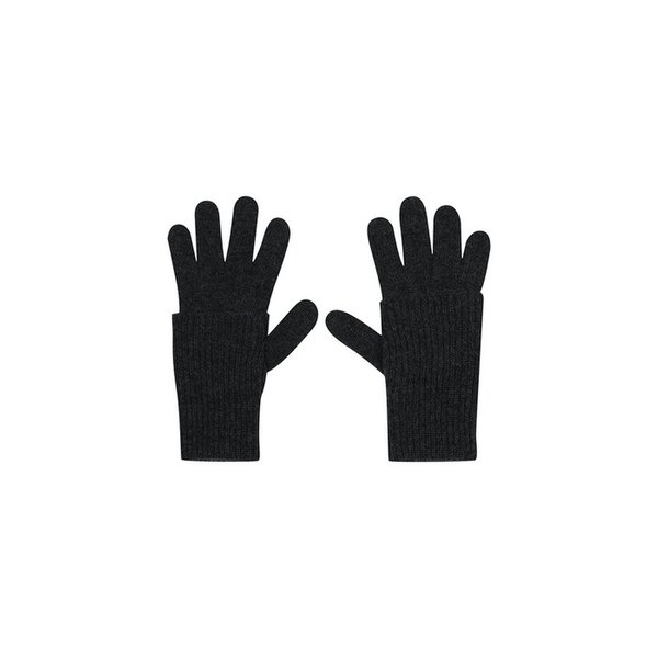 100% 캐시미어 핑거 홀 더블 레이어 워머 장갑