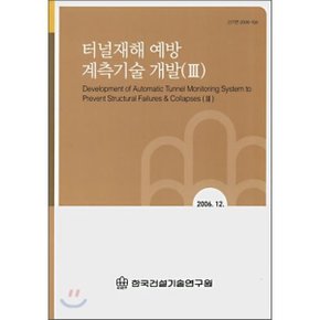 터널재해 예방 계측기술 개발()