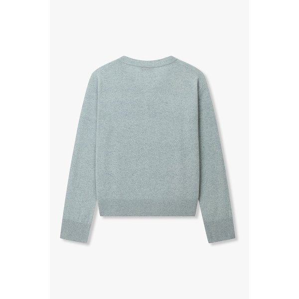 버튼 디테일 브이넥 스웨터 IA15452997241