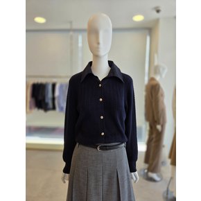 [여주점] [더 아이잗] 여성 데님 칼라 니트 가디건 (IRCM1CD821)