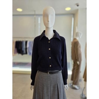 더아이잗 [여주점] [더 아이잗] 여성 데님 칼라 니트 가디건 (IRCM1CD821)